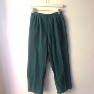Vintage faux suede trousers